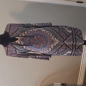 Westport 1962 mid dress with mid sleeves, size large.